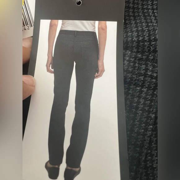 Karl Lagerfeld Women Grey Trousers size 8 inseam 30” 5 pocket and belt loops NWT - Picture 3 of 8